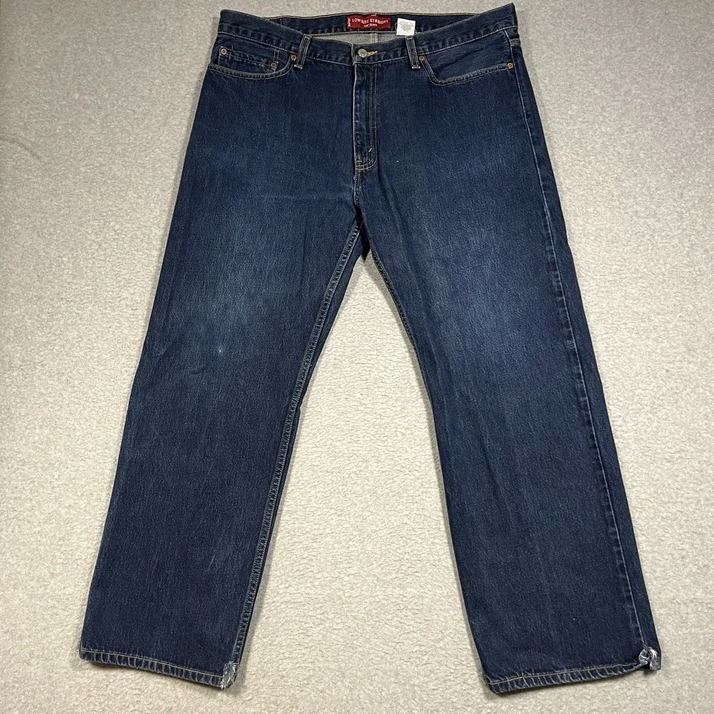 Vintage Levis Jeans Mens 38x30 Blue 529 Low Straight Dark Denim Cotton Y2K